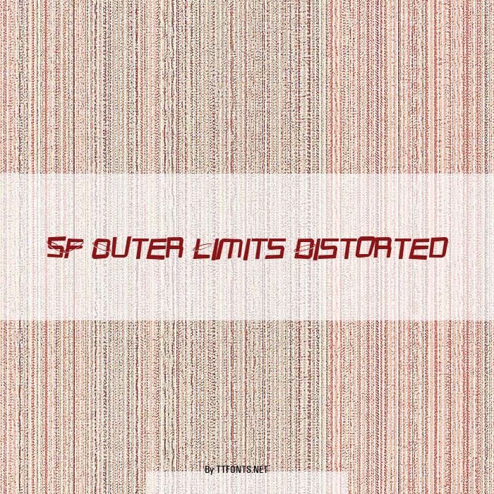 SF Outer Limits Distorted example
